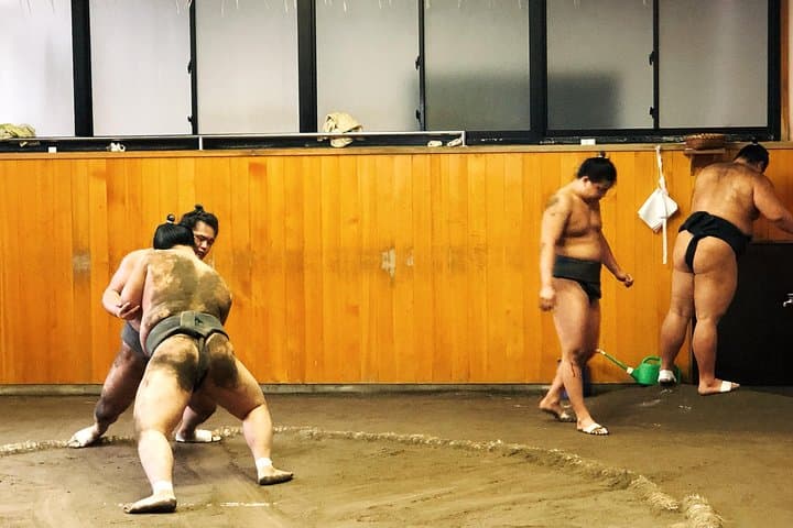 Watch Sumo Morning Practice at Stable in Tokyo — photo 12