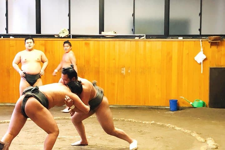 Watch Sumo Morning Practice at Stable in Tokyo — photo 13