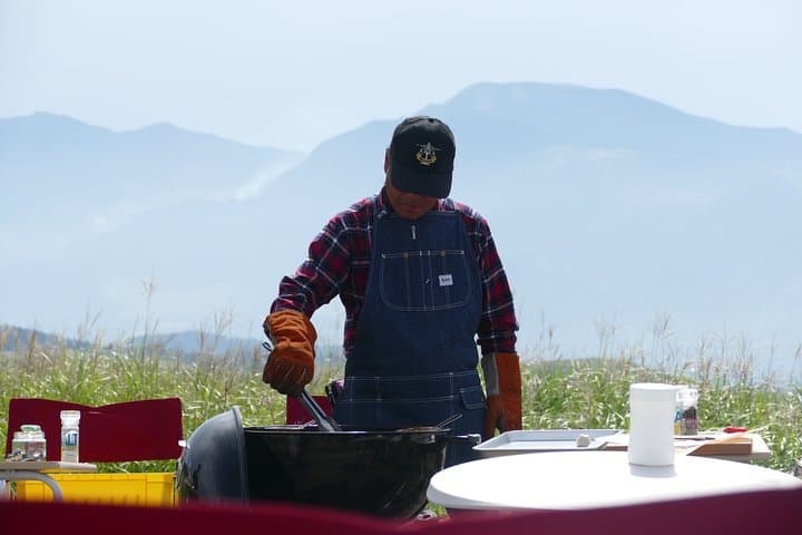 "Aka beef barbecue" to enjoy in the superb view of Aso — photo 7