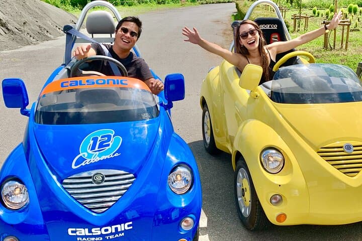 Cute & Fun E-Car tour following guide around Lake Kawaguchiko — photo 6