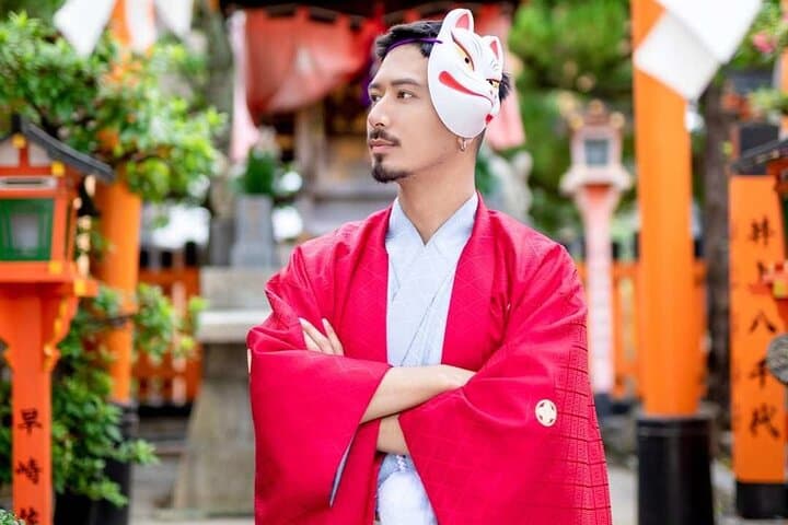 Traditional fashion men's kimono — photo 1