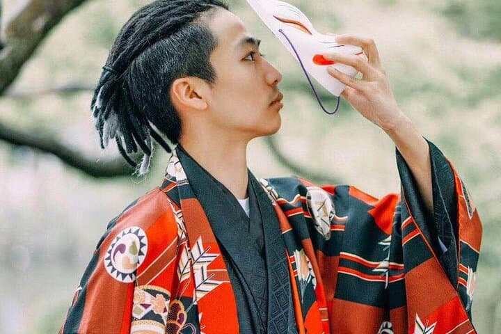 Traditional fashion men's kimono — photo 3