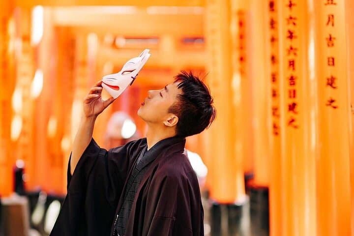 Traditional fashion men's kimono — photo 7