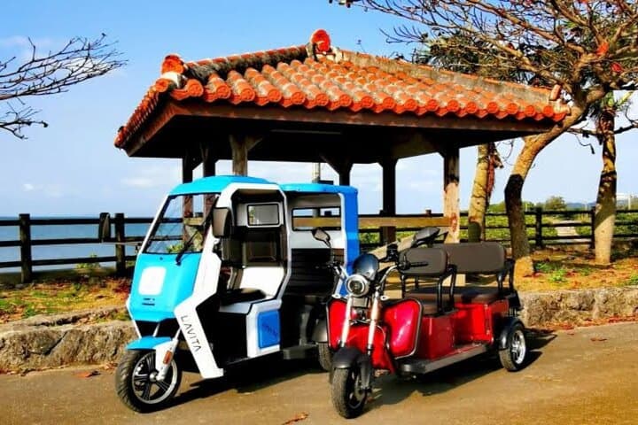 2h 3-seater electric trike rental (Ishigaki, Okinawa) — photo 2