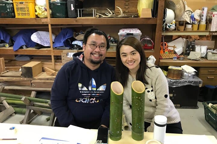 Bamboo LED Lantern Making Experience in Kyoto Arashiyama — photo 12