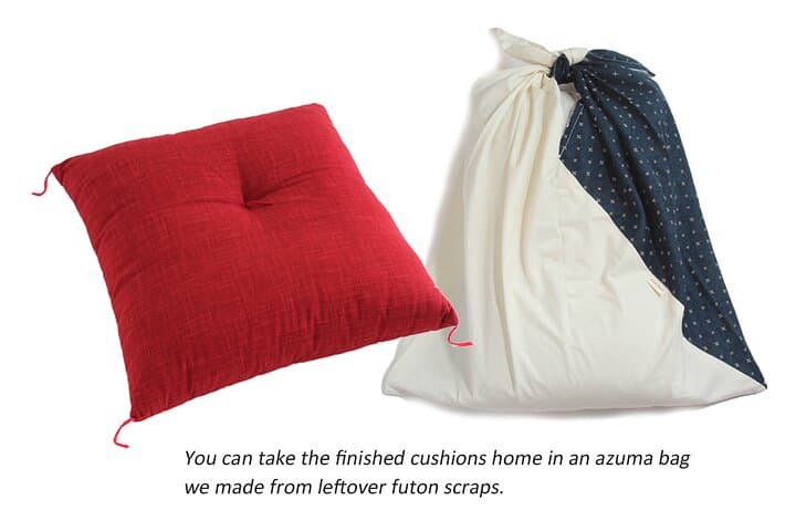 Lets Make a Zabuton Try Cotton Stuffing with Futon Craftsman — photo 10