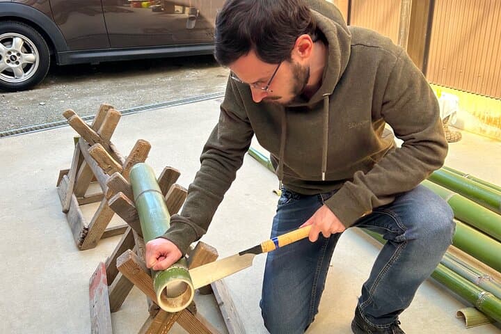 Bamboo LED Lantern Making Experience in Kyoto Arashiyama — photo 3