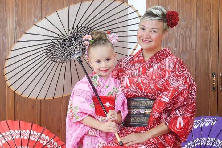 Traditional Japanese Costumes "Kimono", "Yukata", "Ryuso", "Photograph Course "Hair Set & Lipstick & Kimono & Photography" — photo 8