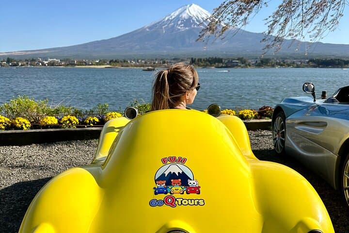 Cute & Fun E-Car tour following guide around Lake Kawaguchiko — photo 16