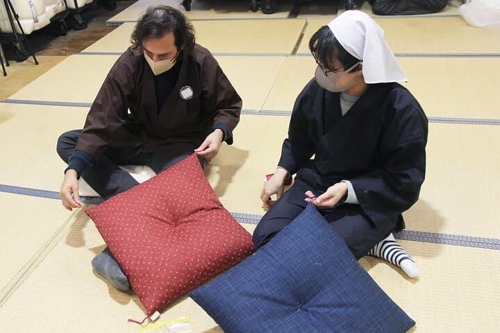Lets Make a Zabuton Try Cotton Stuffing with Futon Craftsman — photo 6