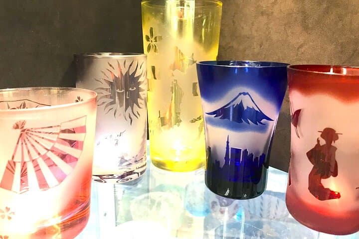 Handmade Japanese Glass Art Sandblasting Workshop in Tokyo — photo 2