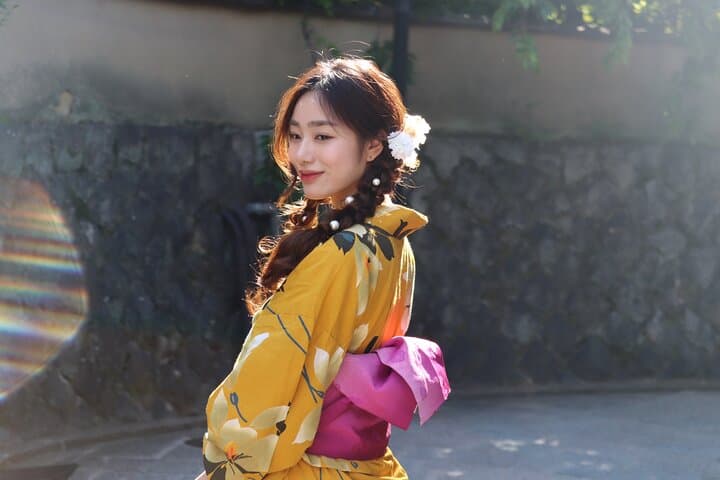 Kyoto Kimono Rental mimosa Kodaiji Ladies Plan with Hair Set — photo 11