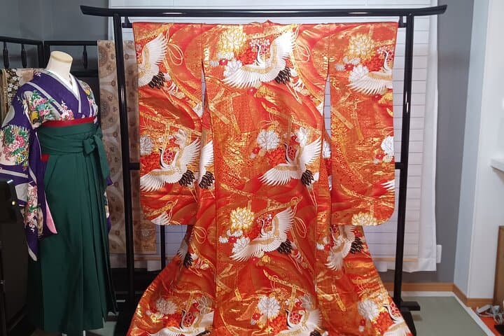 Kimono experience and Japanese home-cooking lesson Osaka Umeda — photo 6