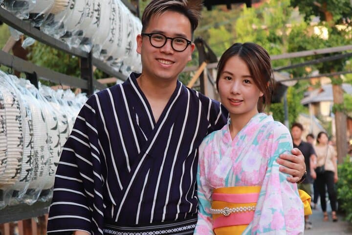 Kyoto Kimono Rental mimosa Couple Plan Kimono Yukata Rental — photo 6