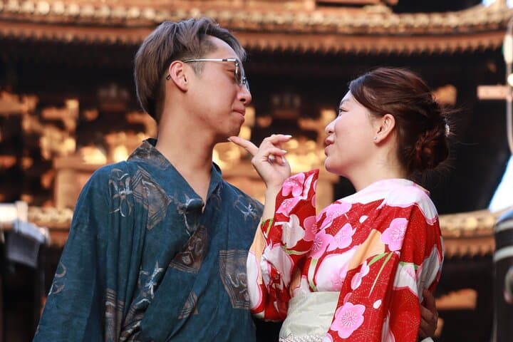 Kyoto Kimono Rental mimosa Couple Plan Kimono Yukata Rental — photo 13