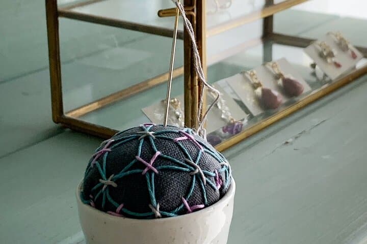 Enjoy making Sashiko needle mountain (Japanese embroidery) — photo 3