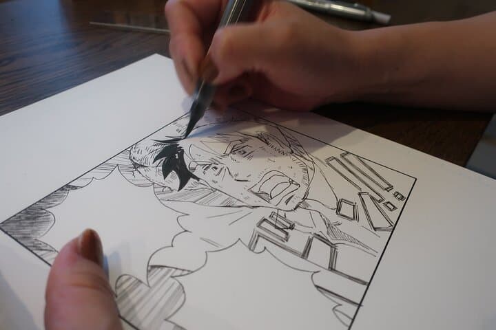 Tokyo Manga Drawing Workshop Guided by Active Pro Manga Artist — photo 11