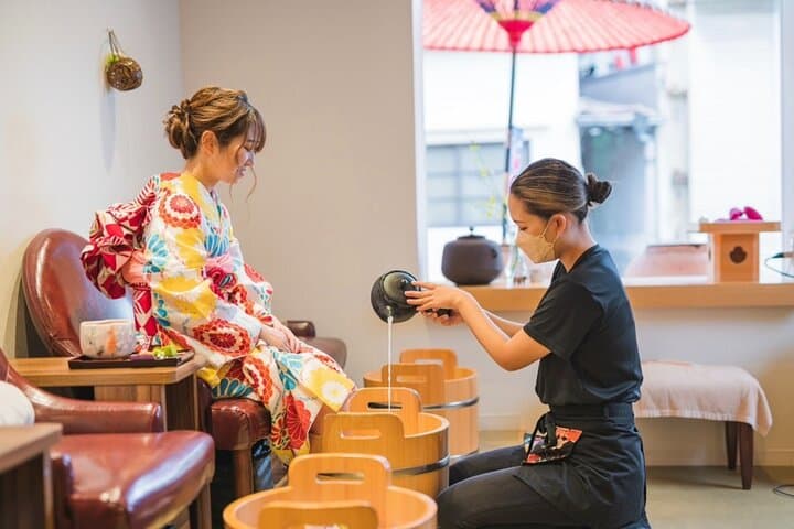 Kimono rental & footbath cafe & foot massage collaboration plan — photo 4