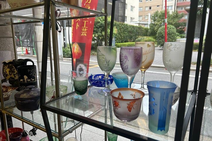 Handmade Japanese Glass Art Sandblasting Workshop in Tokyo — photo 15