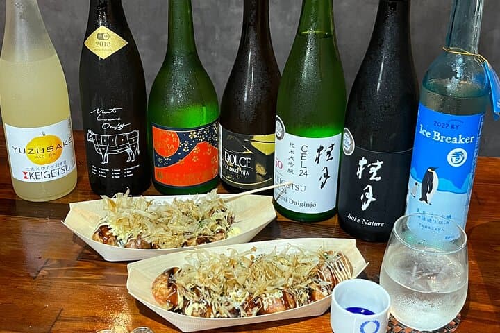 Osaka Sake Tasting & Takoyaki Cooking Experience — photo 2