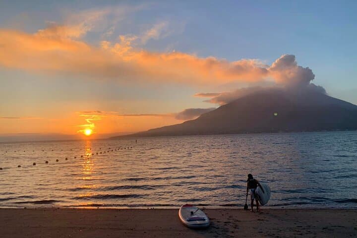 Kagoshima Volcano Sunrise SUP Activity Inc. Breakfast & Transport — photo 3