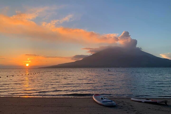 Kagoshima Volcano Sunrise SUP Activity Inc. Breakfast & Transport — photo 5