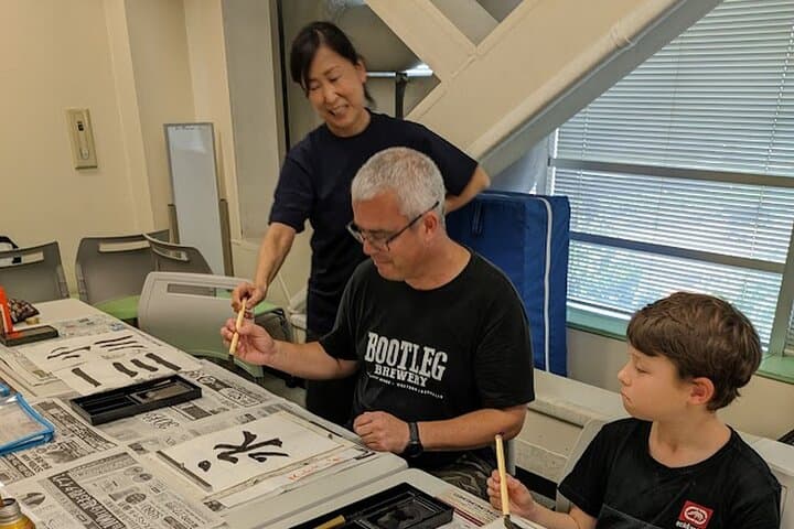 Private Calligraphy class, the gift of professional work. Ginza — photo 7