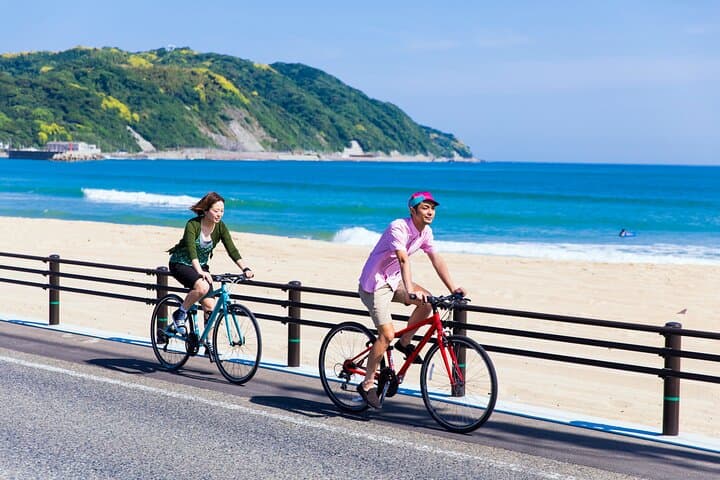 Day trip from central Fukuoka.Rental cycle in Shikanoshima island — photo 3