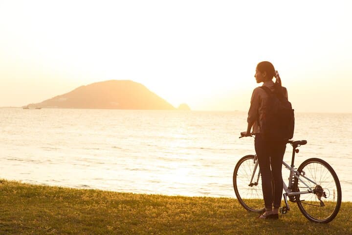 Day trip from central Fukuoka.Rental cycle in Shikanoshima island — photo 11