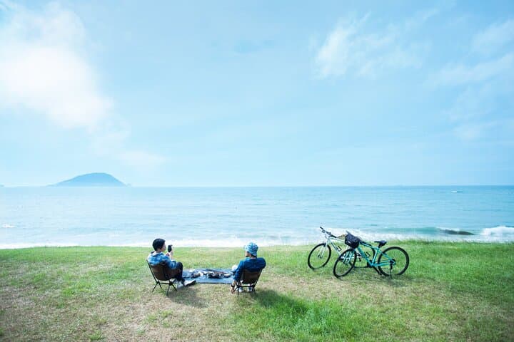 Day trip from central Fukuoka.Rental cycle in Shikanoshima island — photo 16