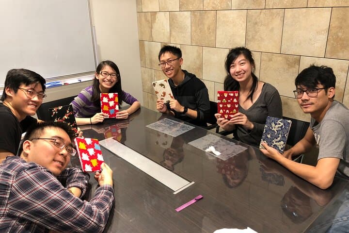 Temple Stamp Book Art Class with Artist in Shibuya — photo 4