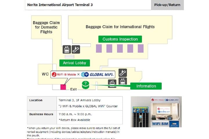 Japan Unlimited WiFi Router - Narita Airport Pickup — photo 5