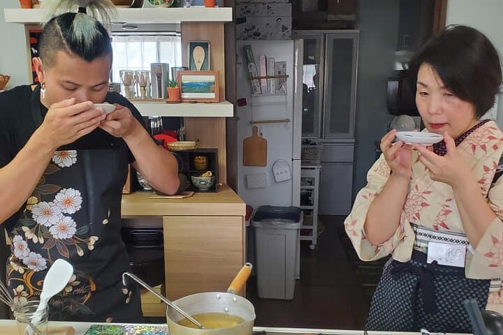 3 Hours Washoku Cooking Class & Tea ceremony experience — photo 13