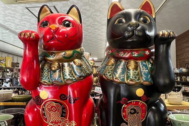 Nagoya : Private Create Your Own Glass Cup and See Lucky Cats — photo 12