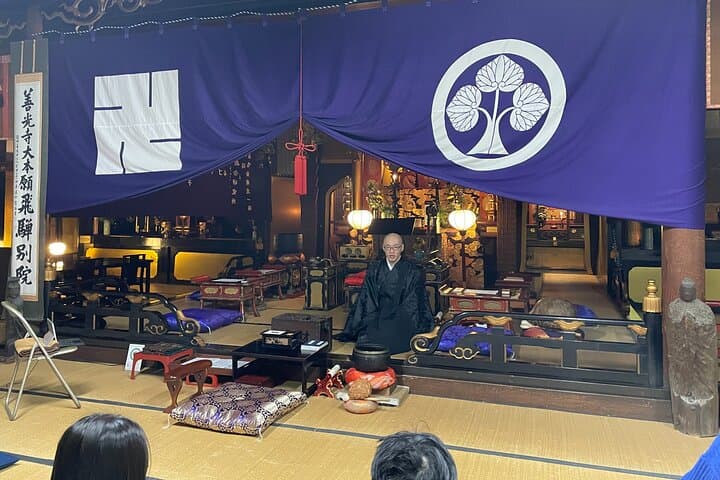 Buddhist Morning Prayer Ceremony in Takayama