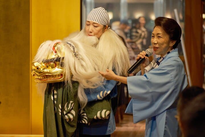 Japanese traditional Shishimai Dance and Private Hokkaido Dinner — photo 3