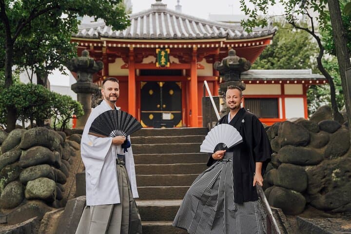 Special price couple (2 people) kimono commemorative photo shoot in Asakusa, Tokyo HANAYAKA kimono & yukata rental offer — photo 7