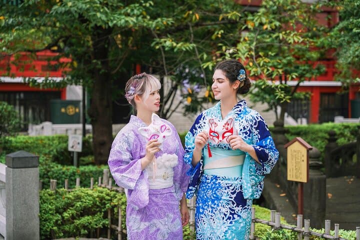 Special price couple (2 people) kimono commemorative photo shoot in Asakusa, Tokyo HANAYAKA kimono & yukata rental offer — photo 15