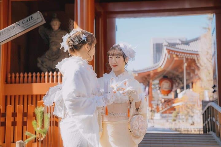 Special price couple (2 people) kimono commemorative photo shoot in Asakusa, Tokyo HANAYAKA kimono & yukata rental offer — photo 16