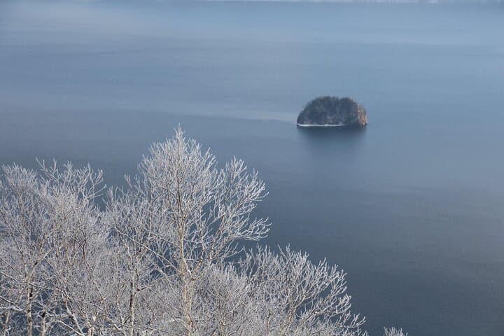 Snowshoeing at Lake Mashu Outer Rim of the Caldera — photo 3