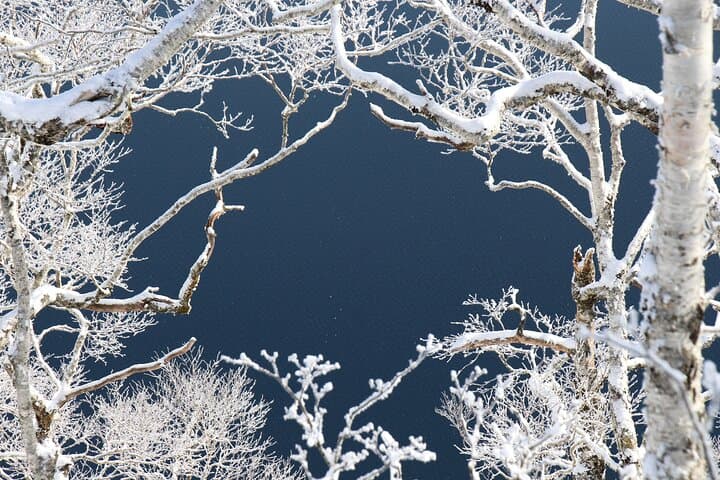 Snowshoeing at Lake Mashu Outer Rim of the Caldera — photo 5