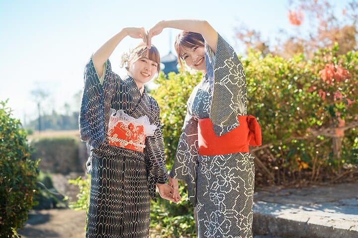 Kyoto Kimono Rental mimosa Kodaiji Ladies Plan with Hair Set — photo 3