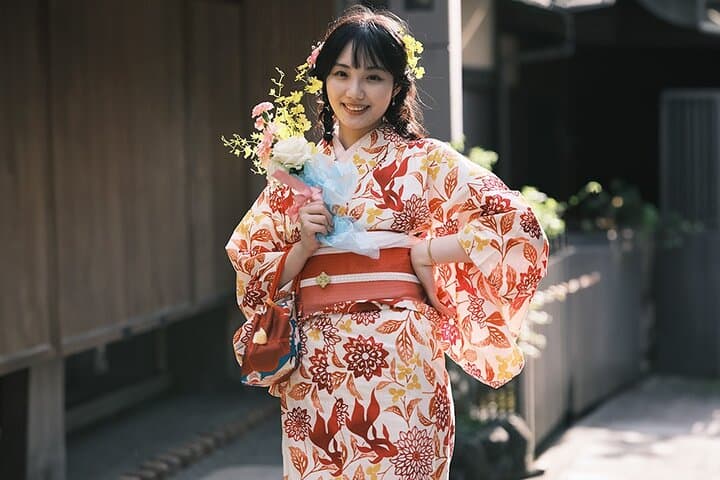 Kyoto Kimono Rental mimosa Kodaiji Ladies Plan with Hair Set — photo 5