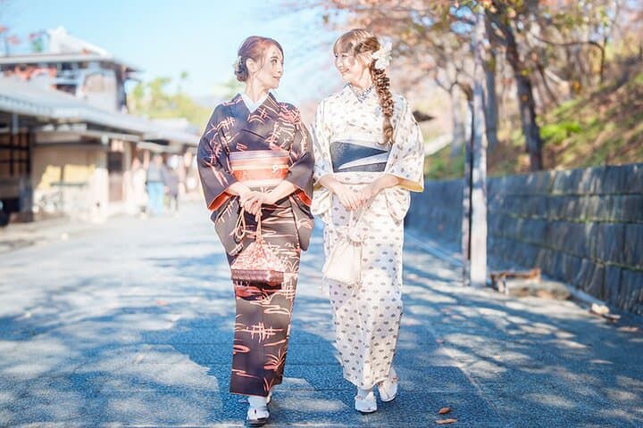 Kyoto Kimono Rental mimosa Kodaiji Ladies Plan with Hair Set — photo 9