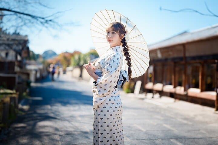 Kyoto Kimono Rental mimosa Kodaiji Ladies Plan with Hair Set — photo 16