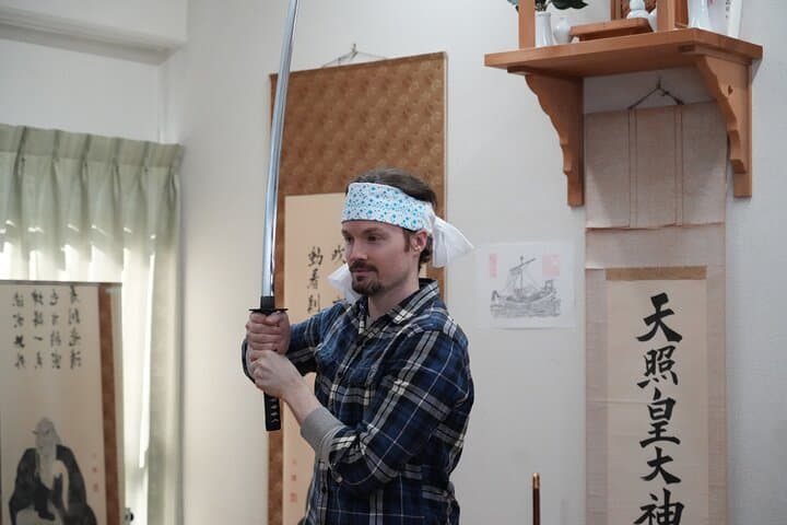 Samurai Sword Training and Katazome Dyeing Experience in Tokyo — photo 14