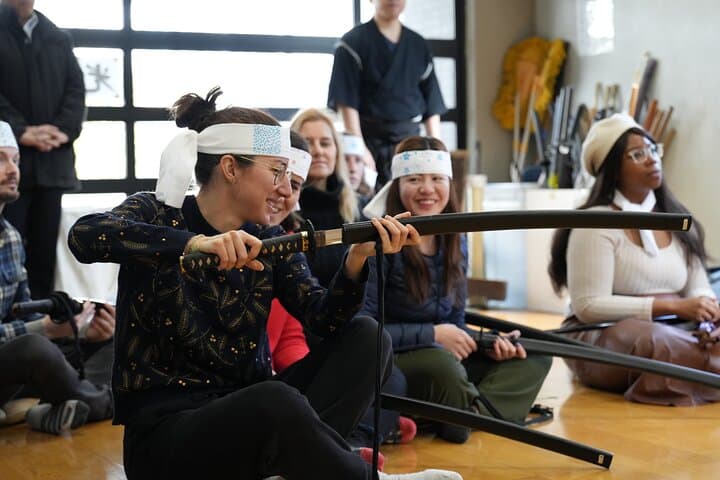 Samurai Sword Training and Katazome Dyeing Experience in Tokyo — photo 2