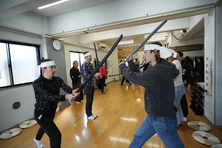 Samurai Sword Training and Katazome Dyeing Experience in Tokyo — photo 8