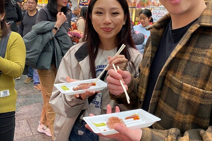 PRIVATE 6hr, Food tour from Osaka Castle, Kuromon, Dotonbori. — photo 13