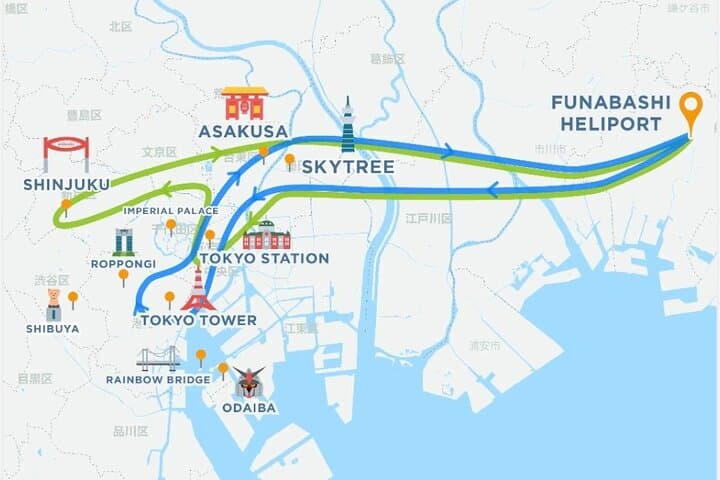 25-Min Downtown Helicopter Tour : Tokyo Skytree and Tokyo Tower — photo 8